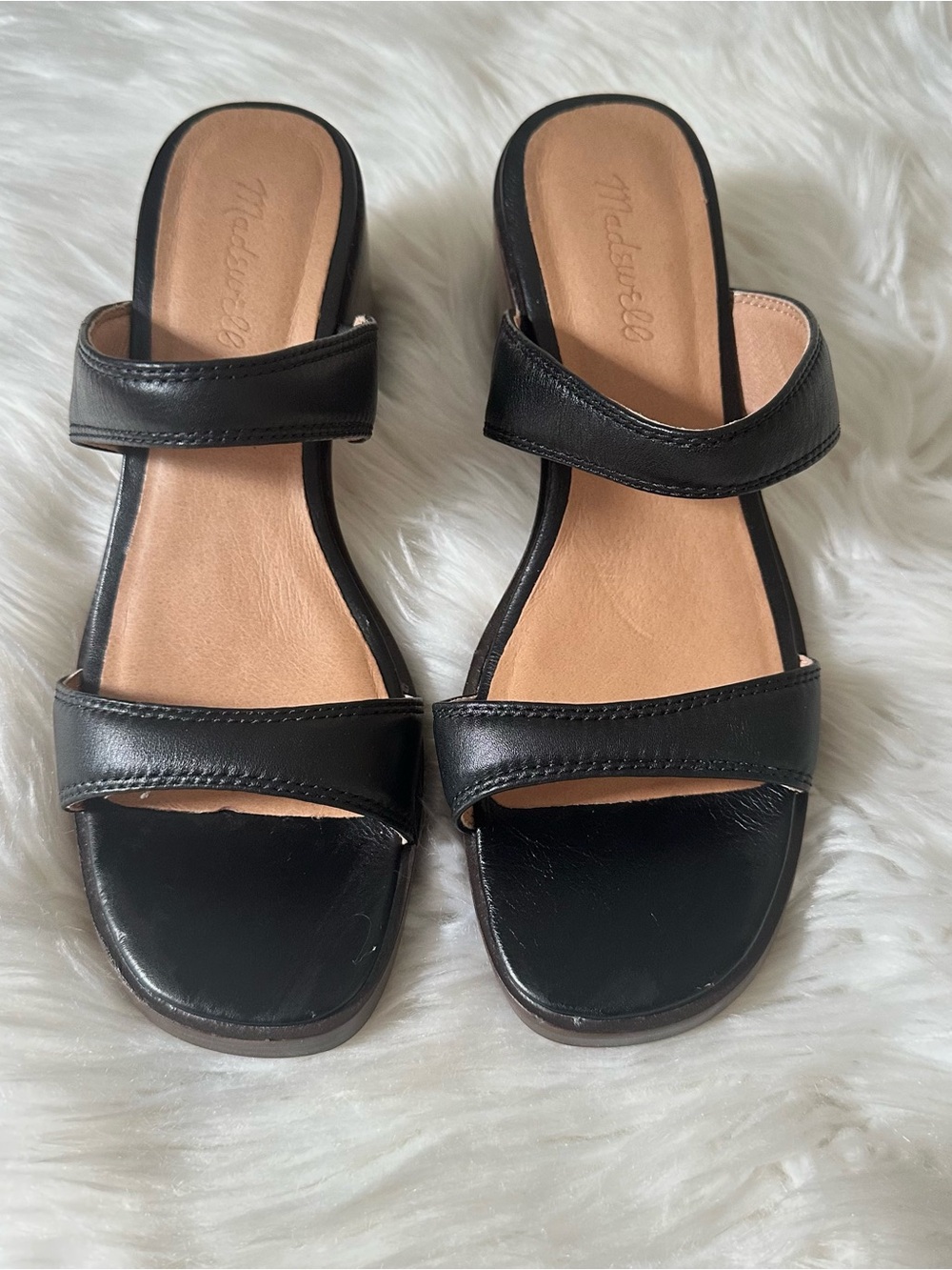 Madewell Saige Double Strap Sandals Sz 9